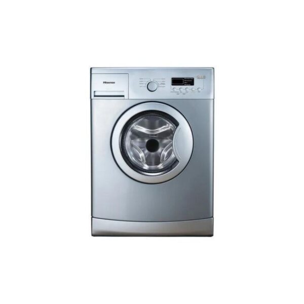 CON-ELE-01053SS-Hisense 8Kg Automatic Front Loading Washing Machine – Silver