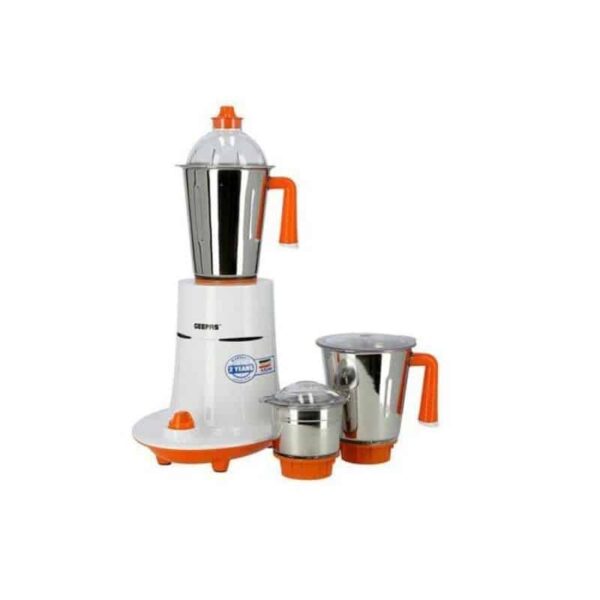 CON-ELE-01186SS-Mixer Grinder with 3 Stainless Steel Jars