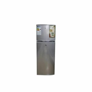 CON-ELE-0806SS-Aiwa Double Door Fridge 220 Liters – Silver