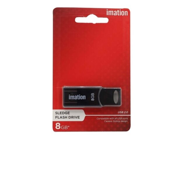 CON-ELE-01100SS-Imation 8GB Imation USB 2.0 Flash Disk – Black