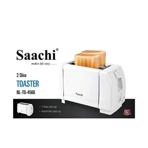 CON-ELE-01193SS - 2 Slice Saachi Toaster NL-TO-4566