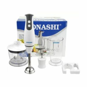 Sonashi 3 In 1 Hand Blender SHB-169 – 2 Speed, 300W Hand Blender